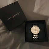  Shop Authentic Tommy Hilfiger Jenna Quartz White Dial Silver Steel Strap Watch for Women - 1782068 - Luxxuri
