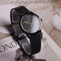  Shop Authentic Calvin Klein Minimal Black Dial Black Mesh Bracelet Watch for Women - K3M224X1 - Luxxuri