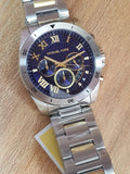  Shop Authentic Michael Kors Brecken Chronograph Blue Dial Two Tone Steel Strap Watch For Men - MK8437 - Luxxuri