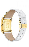  Shop Authentic Versace DV25 Diamonds White Dial White Leather Strap Watch For Women - VQF060015 - Luxxuri