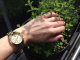  Shop Authentic Michael Kors Bradshaw Gold Dial Gold Steel Strap Watch for Women - MK5798 - Luxxuri