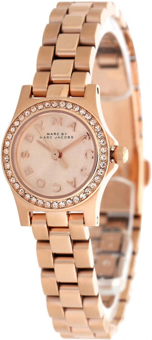  Shop Authentic Marc Jacobs Henry Rose Gold Dial Rose Gold Steel Strap Watch for Women - MBM3278 - Luxxuri