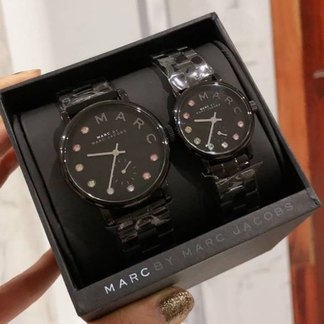  Shop Authentic Marc Jacobs Baker Black Dial Black Steel Strap Watch for Women - MBM3425 - Luxxuri