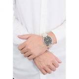  Shop Authentic Emporio Armani Kappa Quartz Black Dial Two Tone Mesh Bracelet Watch For Men - AR11228 - Luxxuri