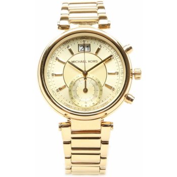  Shop Authentic Michael Kors Sawyer White Dial Gold Steel Strap Watch for Women - MK6362 - Luxxuri