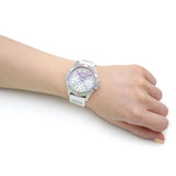  Shop Authentic Guess Frontier Diamonds Silver Dial White Rubber Strap Watch for Women - GW0045L1 - Luxxuri