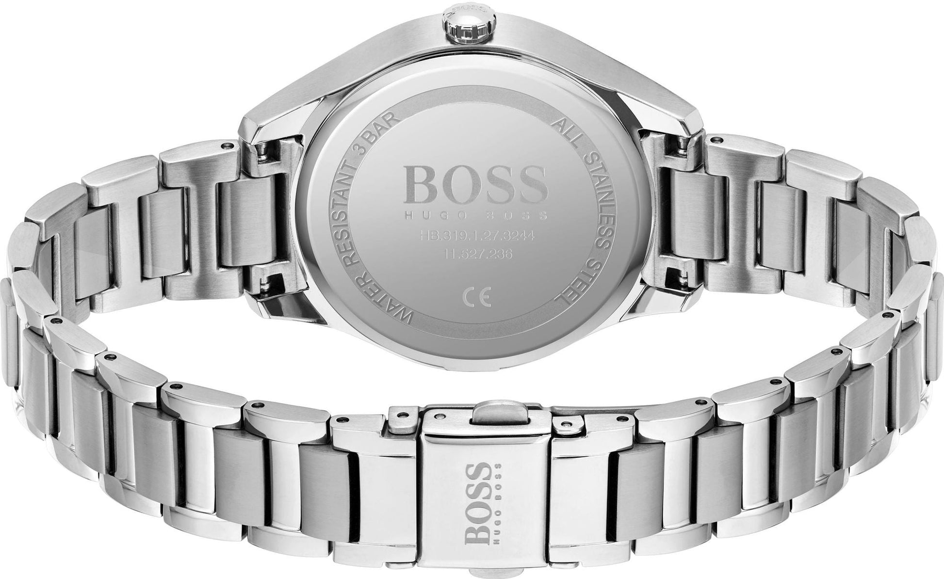  Shop Authentic Hugo Boss Grand Course Blue Dial Silver Steel Strap Watch for Women - 1502583 - Luxxuri