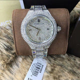  Shop Authentic Michael Kors Camille Crystal Pave Dial Silver Steel Strap Watch for Women - MK5869 - Luxxuri