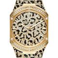  Shop Authentic Michael Kors Lennox Three Hand Crystals Gold Dial Two Tone Steel Strap Watch For Women - MK7284 - Luxxuri