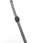  Shop Authentic Calvin Klein Incentive Black Dial Silver Mesh Bracelet Watch for Women - K3P23121 - Luxxuri