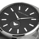  Shop Authentic Emporio Armani Renato Quartz Black Dial Silver Steel Strap  Watch For Men - AR11118 - Luxxuri