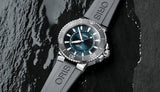  Shop Authentic Oris Aquis Date Blue Dial Black Rubber Strap Watch for Men - 0173377304152-0742464EB - Luxxuri