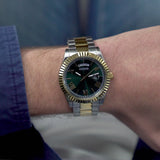  Shop Authentic Guess Connoisseur Green Dial Two Tone Steel Strap Watch for Men - GW0265G8 - Luxxuri