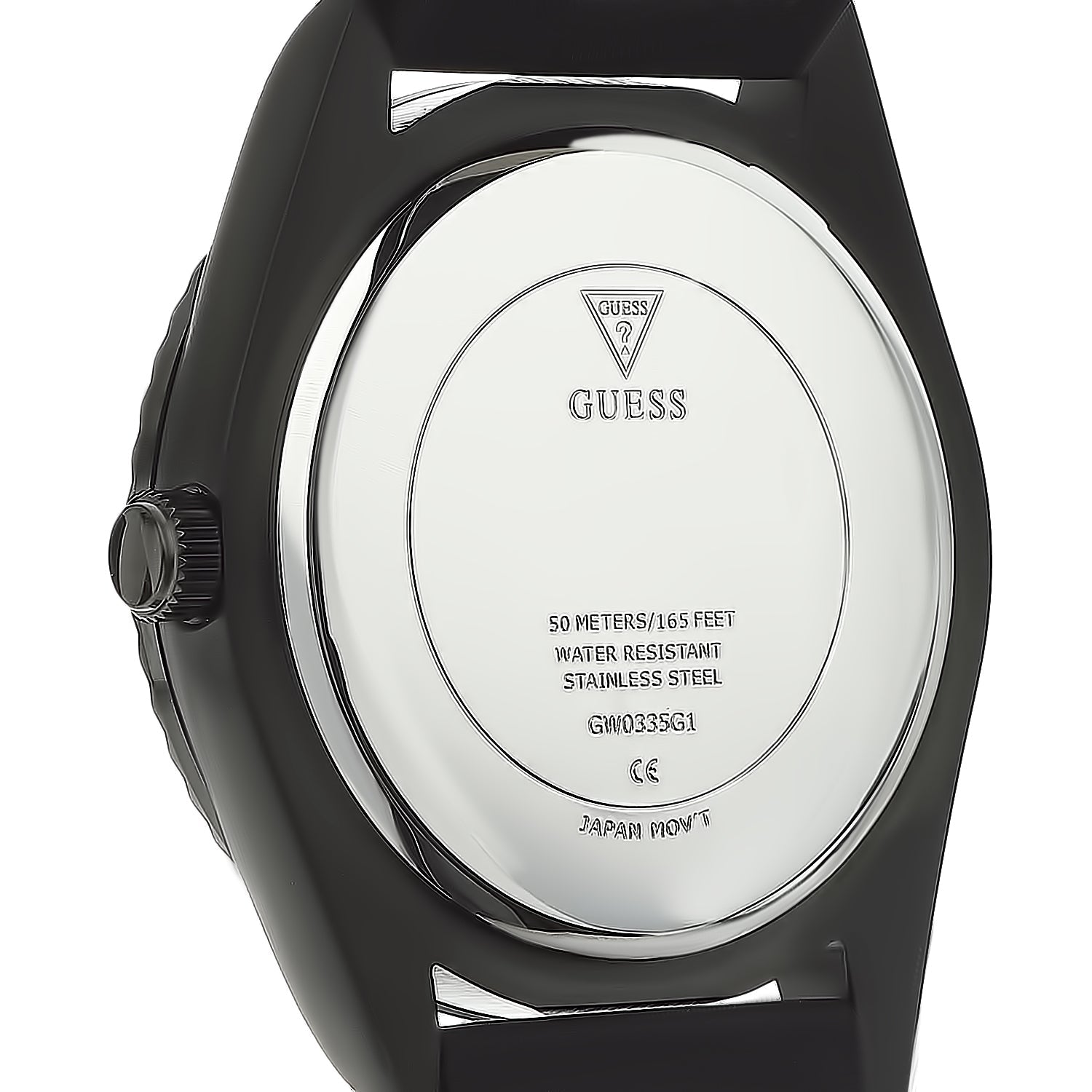  Shop Authentic Guess Connoisseur Black Dial Black Silicone Strap Watch For Men - GW0335G1 - Luxxuri