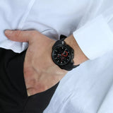  Shop Authentic Maserati SFIDA Chronograph Quartz Stainless Steel Black Dial Watch For Men - R8851123007 - Luxxuri