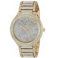  Shop Authentic Michael Kors Kerry Crystals Gold Dial Gold Steel Strap Watch For Women - MK3360 - Luxxuri