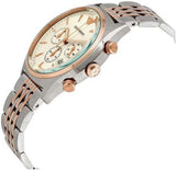  Shop Authentic Emporio Armani Zeta Chronograph Quartz White Dial Two Tone Steel Strap Watch For Men - AR1998 - Luxxuri