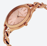  Shop Authentic Michael Kors Slim Runway Rose Gold Dial Rose Gold Steel Strap Watch for Women - MK3223 - Luxxuri