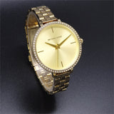  Shop Authentic Michael Kors Charley Three-Hand Quartz Gold Dial Gold Steel Strap Watch for Women - MK4399 - Luxxuri