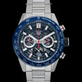  Shop Authentic Tag Heuer Carrera Chronograph Blue Dial Silver Steel Strap Watch for Men - CBG2A11.BA0654 - Luxxuri