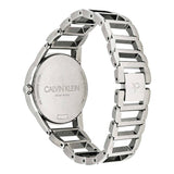  Shop Authentic Calvin Klein Stately Silver Dial Silver Steel Strap Watch for Women - K3G2312W - Luxxuri
