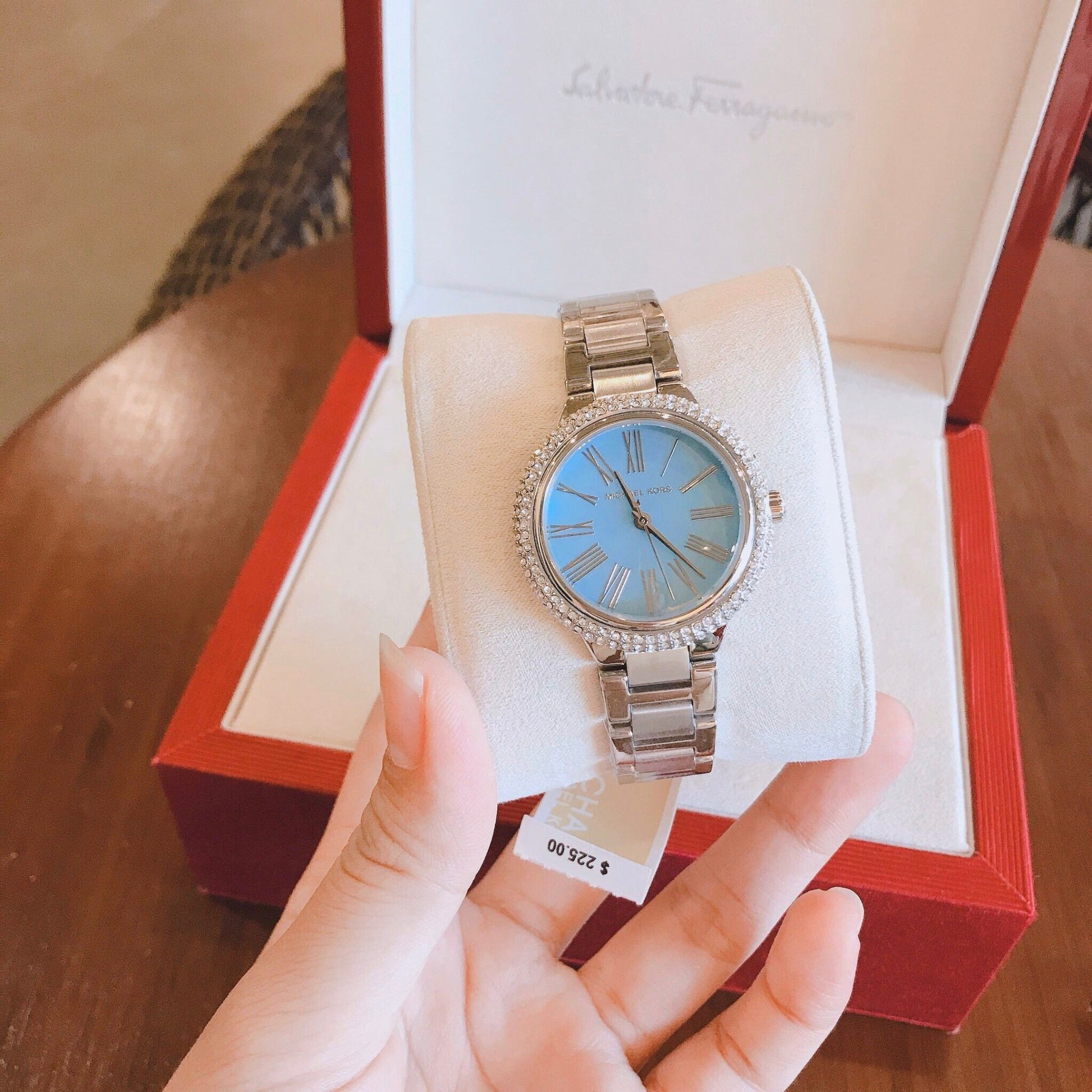  Shop Authentic Michael Kors Taryn Quartz Blue Dial Blue Steel Strap Watch For Women - MK6563 - Luxxuri