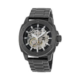  Shop Authentic Fossil Modern Machine Automatic Silver Dial Black Steel Strap Watch for Men - ME3080 - Luxxuri