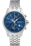  Shop Authentic Hugo Boss Jet Blue Dial Silver Steel Strap Watch for Men - 1513384 - Luxxuri