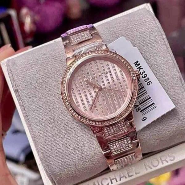  Shop Authentic Michael Kors Gabbi Rose Gold Dial Rose Gold Steel Strap Watch For Women - MK3986 - Luxxuri