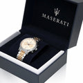  Shop Authentic Maserati Legend Chronograph 42mm Ivory Dial Stainless Steel Watch For Men - R8873638002 - Luxxuri