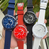  Shop Authentic Tommy Hilfiger Denim Black Dial Black Rubber Strap Watch for Men - 1791555 - Luxxuri
