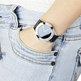  Shop Authentic Marc Jacobs Blade Black Dial Black Leather Strap Watch for Women - MBM1205 - Luxxuri