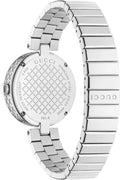  Shop Authentic Gucci Diamantissima Quartz White Dial Silver Steel Strap Watch For Women - YA141402 - Luxxuri
