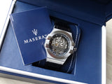  Shop Authentic Maserati Potenza Automatic Black Dial Black Leather Strap Watch For Men - R8821108001 - Luxxuri