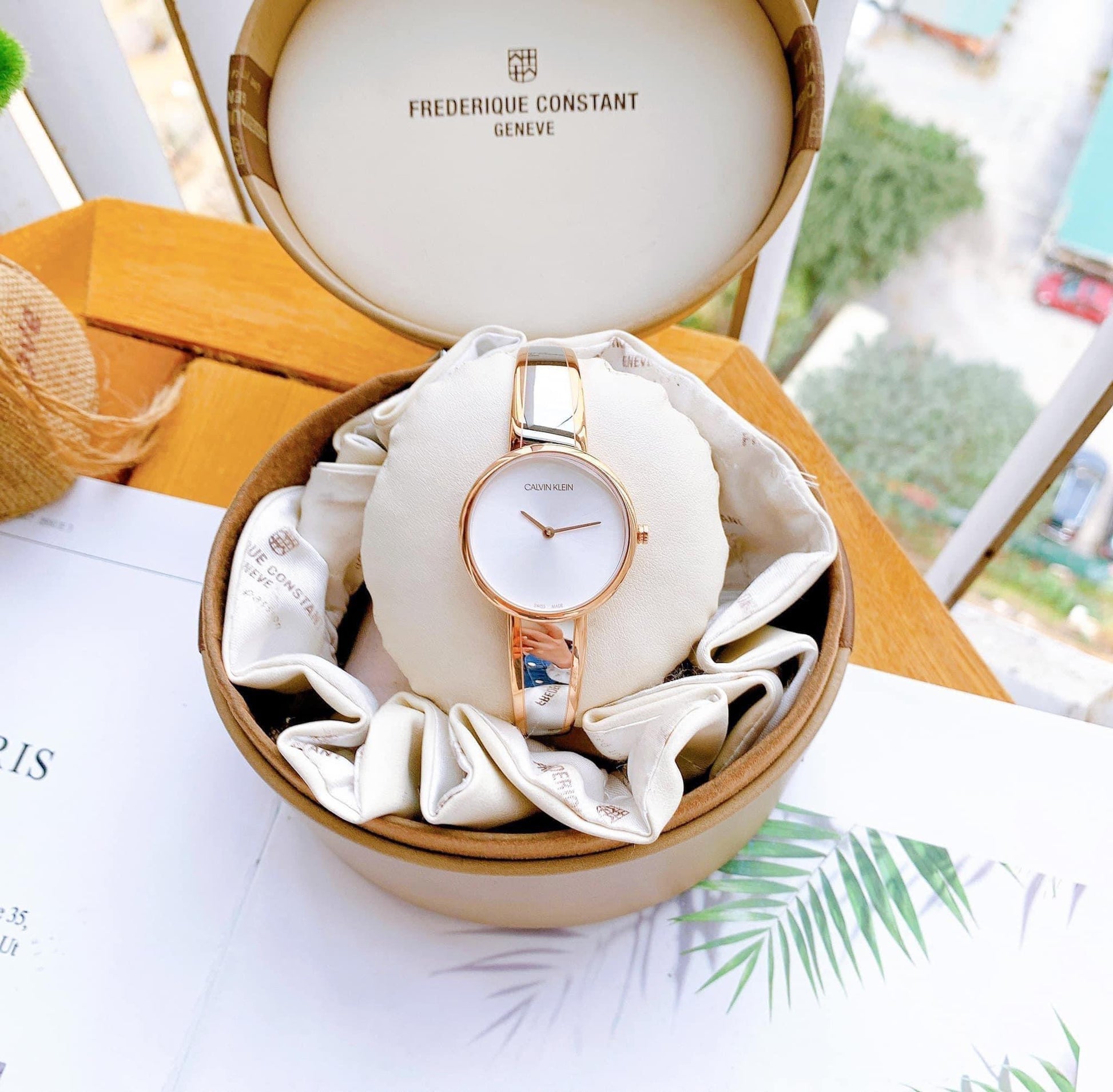  Shop Authentic Calvin Klein Seduce Silver Dial Two Tone Steel Strap Watch for Women - K4E2N61Y - Luxxuri