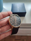  Shop Authentic Tommy Hilfiger Multi Function Chronograph Black Dial Brown Leather Strap Watch for Men - 1791631 - Luxxuri