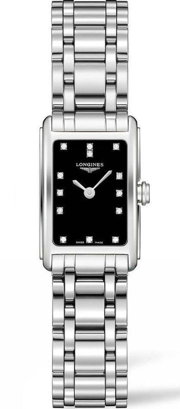  Shop Authentic Longines Dolcevita Black Dial Silver Steel Strap Watch for Women - L5.258.4.57.6 - Luxxuri