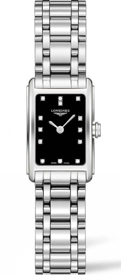  Shop Authentic Longines Dolcevita Black Dial Silver Steel Strap Watch for Women - L5.258.4.57.6 - Luxxuri