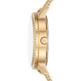  Shop Authentic Michael Kors Quartz Crystals Gold Dial Gold Mesh Strap Watch for Women - MKO1011 - Luxxuri
