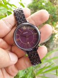  Shop Authentic Fossil Jacqueline Brown Dial Brown Steel Strap Watch for Women - ES4100 - Luxxuri