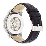  Shop Authentic Fossil Grant Skeleton White Dial Black Leather Strap Watch for Men -  ME3053 - Luxxuri