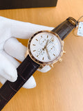  Shop Authentic Tissot Quickster Chronograph 42mm White Dial Brown Leather Strap Watch For Men - T095.417.36.037.00 - Luxxuri