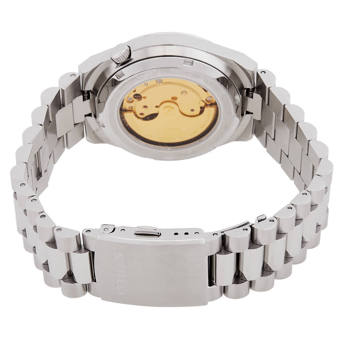  Shop Authentic Citizen Tsuyosa Automatic Black Dial Silver Steel Strap Watch For Men - NJ0150-56E - Luxxuri