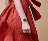  Shop Authentic Calvin Klein Wavy Black Dial Silver Steel Strap Watch for Women - K9U23141 - Luxxuri