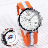  Shop Authentic Tissot Quickster Chronograph NBA Oklahoma City Thunder Watch For Men - T095.417.17.037.14 - Luxxuri