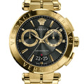 Shop Authentic Versace Aion Chronograph Black Dial Gold Steel Strap Watch For Men - VE1D01721 - Luxxuri