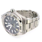  Shop Authentic Tag Heuer Aquaracer Calibre 5 Grey Dial Silver Steel Strap Watch for Men - WBD2113.BA0928 - Luxxuri