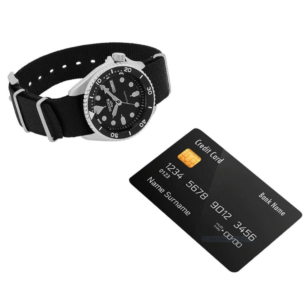  Shop Authentic Seiko 5 Sports SKX Automatic Black Dial Black NATO Strap Watch For Men - SRPD55K3 - Luxxuri