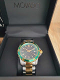  Shop Authentic Movado Series 800 Green Dial Two Tone Steel Strap Watch for Men - 2600147 - Luxxuri