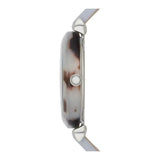  Shop Authentic Emporio Armani White Dial Light Blue Leather Strap Watch For Women - AR11002 - Luxxuri